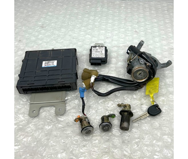 ECU TRANSPONDER LOCK AND KEY SET