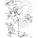 AIR BAG CLOCK SPRING SQUIB FOR A MITSUBISHI GENERAL (EXPORT) - CHASSIS ELECTRICAL