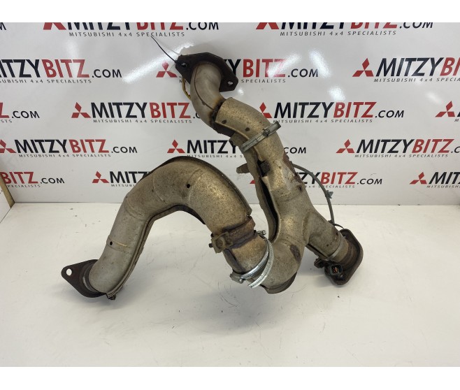 FRONT LEFT EXHAUST DOWN PIPE  FOR A MITSUBISHI V60,70# - FRONT LEFT EXHAUST DOWN PIPE 
