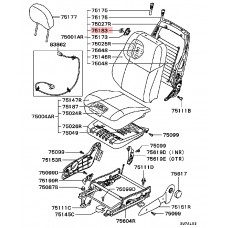 FRONT SEAT FOLDING KNOB