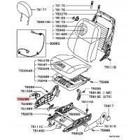 SEAT HEIGHT ADJUSTER LEVER FRONT RIGHT