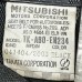 SEAT BELT REAR LEFT FOR A MITSUBISHI V70# - SEAT BELT REAR LEFT
