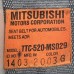 REAR LEFT SEAT BELT FOR A MITSUBISHI L200 - K74T