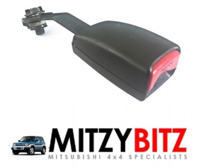 LEFT SEAT BELT CATCH RECEIVER FOR A MITSUBISHI SEAT - 