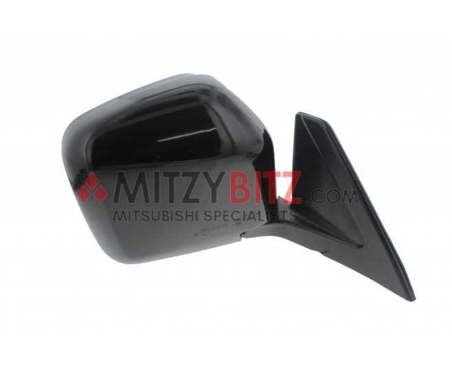 DOOR WING MIRROR FRONT RIGHT  BLACK (P) FOR A MITSUBISHI NATIVA - K94W