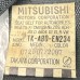 SEAT BELT 2ND ROW REAR LEFT FOR A MITSUBISHI SEAT - 