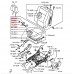 SEAT POWER SWITCH FRONT RIGHT FOR A MITSUBISHI PAJERO/MONTERO - V88W