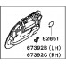 DOOR HANDLE FRONT RIGHT FOR A MITSUBISHI SPACE GEAR/L400 VAN - PD5W