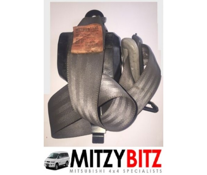 FRONT LEFT SEAT BELT FOR A MITSUBISHI DELICA SPACE GEAR/CARGO - PB6W