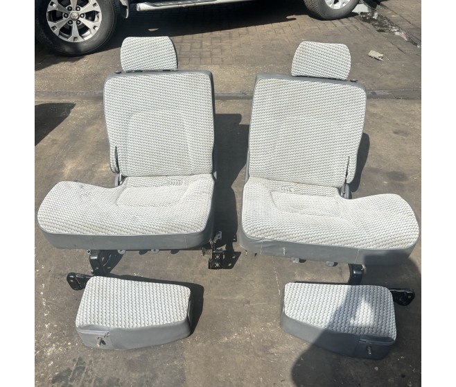 SECOND ROW SEATS - PAIR FOR A MITSUBISHI V20-50# - SECOND ROW SEATS