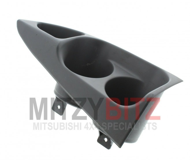 REAR LEFT QUARTER  GREY ARMREST CUP HOLDER FOR A MITSUBISHI DELICA SPACE GEAR/CARGO - PD8W