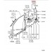 PILLAR TRIM REAR LEFT FOR A MITSUBISHI H56A - 660/4WD - DUKE(SOHC),3FA/T / 1994-10-01 - 1998-08-31 - 