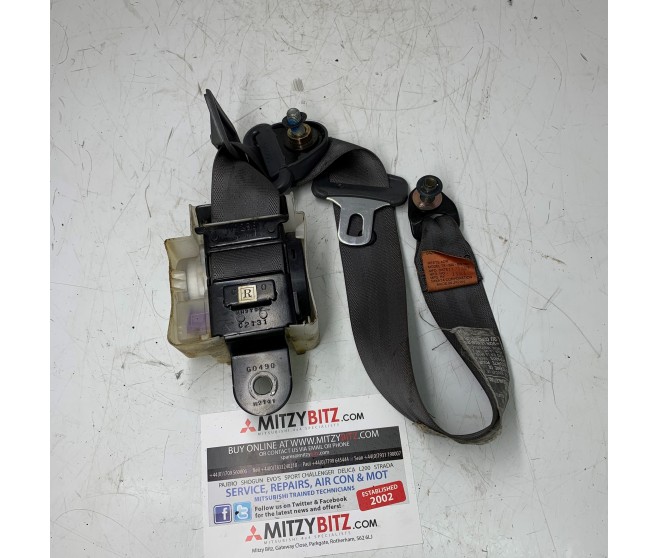 SEAT BELT 2ND ROW RIGHT FOR A MITSUBISHI GENERAL (EXPORT) - SEAT