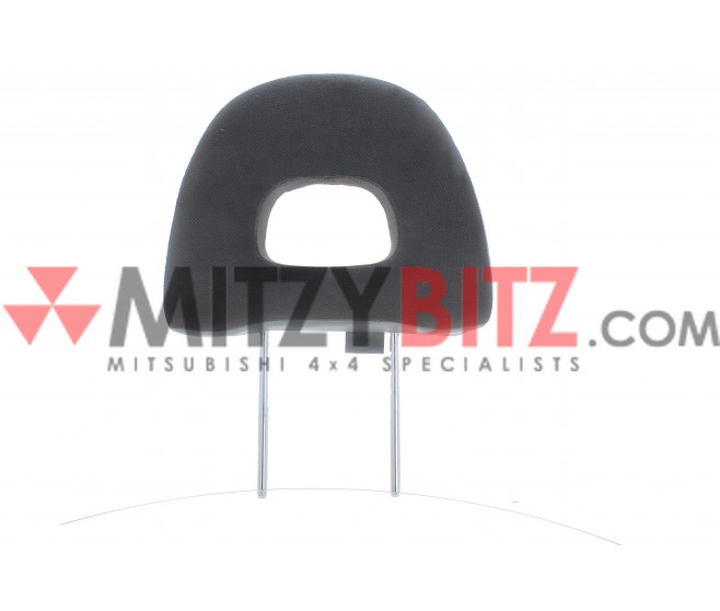 FRONT HEADREST DARK GREY CLOTH LEATHER FOR A MITSUBISHI K74T - FRONT SEAT