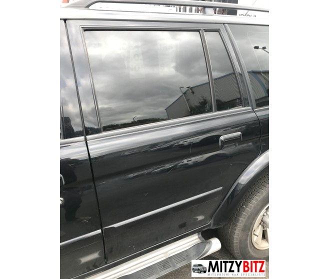 REAR LEFT BLACK DOOR PANEL ONLY FOR A MITSUBISHI NATIVA - K97W