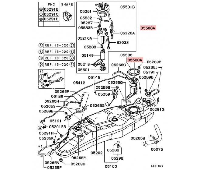 FUEL PUMP 5 PIN