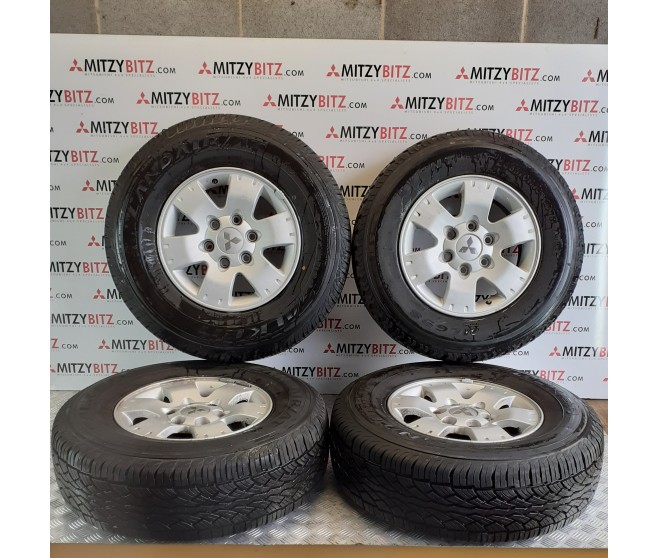 ALLOY WHEELS WITH TYRES 16 FOR A MITSUBISHI V60# - ALLOY WHEELS WITH TYRES 16