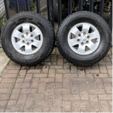 ALLOY WHEELS AND TYRES X2