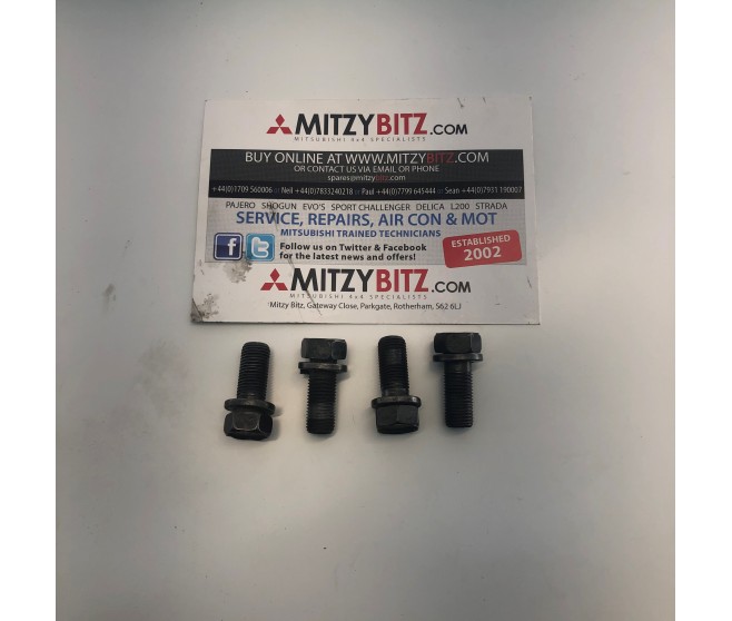 X4 REAR TRACTION HOOK BOLTS FOR A MITSUBISHI V30,40# - CHASSIS FRAME