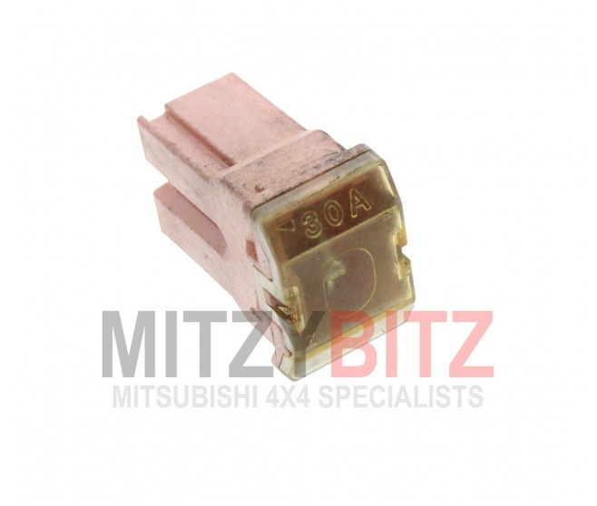30 AMP PINK PUSH IN FUSE DOME STYLE FOR A MITSUBISHI N10,20# - WIRING & ATTACHING PARTS