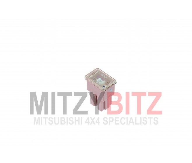 30 AMP PINK PUSH IN FUSE FLAT STYLE FOR A MITSUBISHI GENERAL (EXPORT) - HEATER,A/C & VENTILATION
