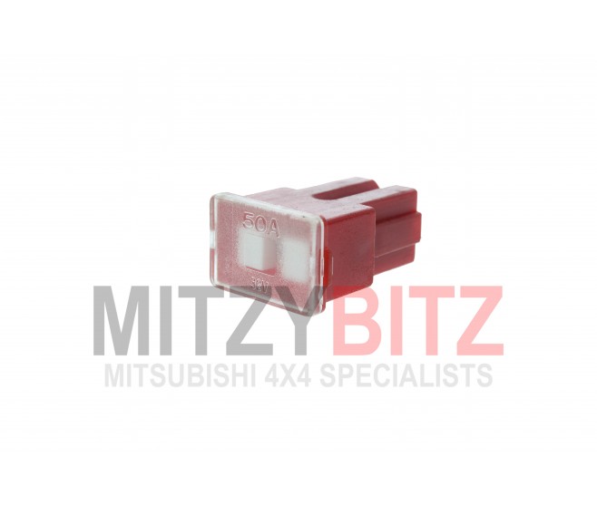 50 AMP RED PUSH IN FUSE FLAT STYLE FOR A MITSUBISHI SPACE GEAR/L400 VAN - PB3V
