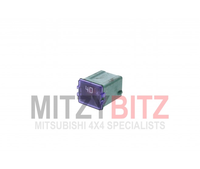 40 AMP GREEN PUSH IN FUSE (FLAT TOP STYLE) FOR A MITSUBISHI GENERAL (EXPORT) - CHASSIS ELECTRICAL