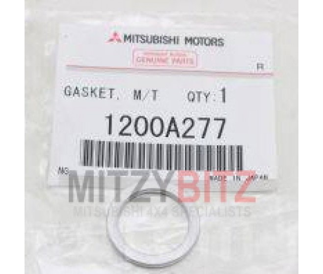 MANUAL GEARBOX CASE PLUG GASKET FOR A MITSUBISHI ASX - GA2W