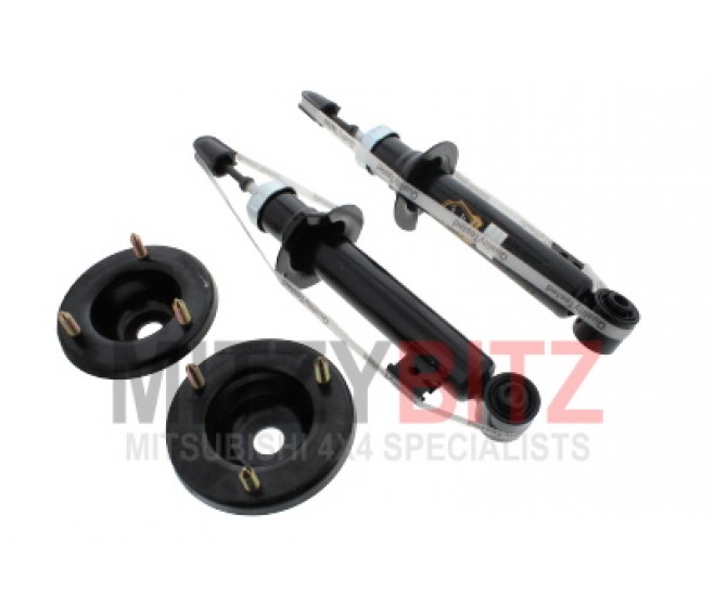 FRONT SHOCK ABSORBER DAMPERS & TOP MOUNTS FOR A MITSUBISHI TRITON - KB8T