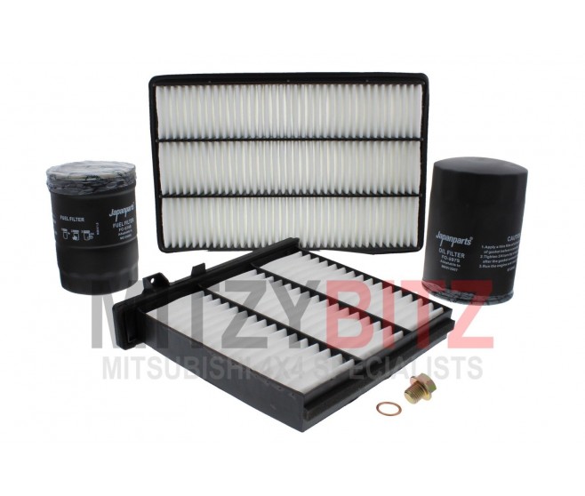 FILTER KIT (OIL AIR FUEL CABIN) FOR A MITSUBISHI V70# - AIR CLEANER