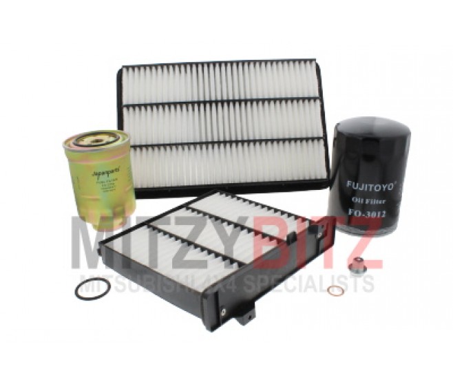 FILTER KIT (OIL AIR FUEL CABIN) FOR A MITSUBISHI V90# - AIR CLEANER
