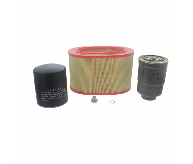 OVAL AIR FILTER SERVICE KIT FOR A MITSUBISHI V20-50# - OVAL AIR FILTER SERVICE KIT