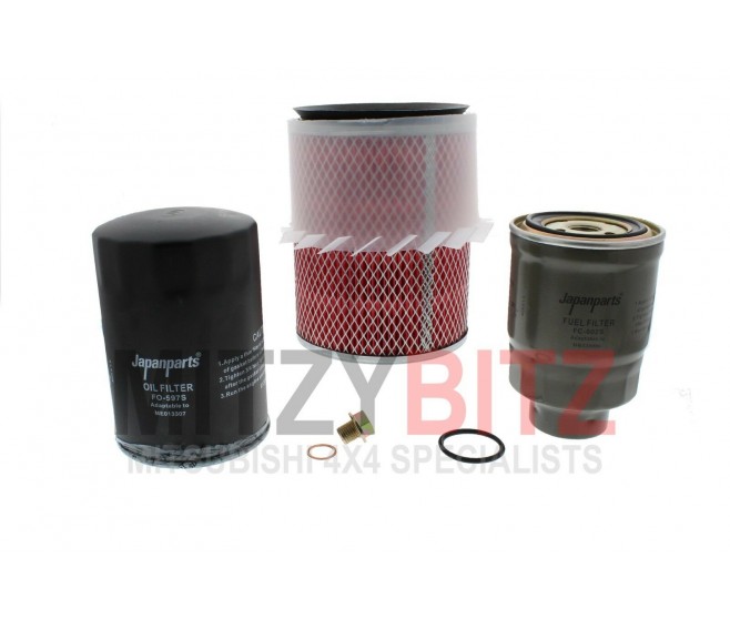 ROUND AIR FILTER KIT 2.8 4M40 MODELS 1996-2000 FOR A MITSUBISHI CHALLENGER - K97WG