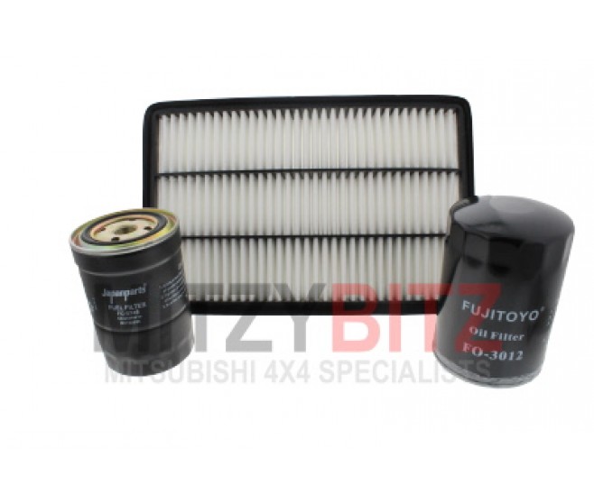 QUALITY FILTER KIT (OIL AIR FUEL) FOR A MITSUBISHI V80# - AIR CLEANER