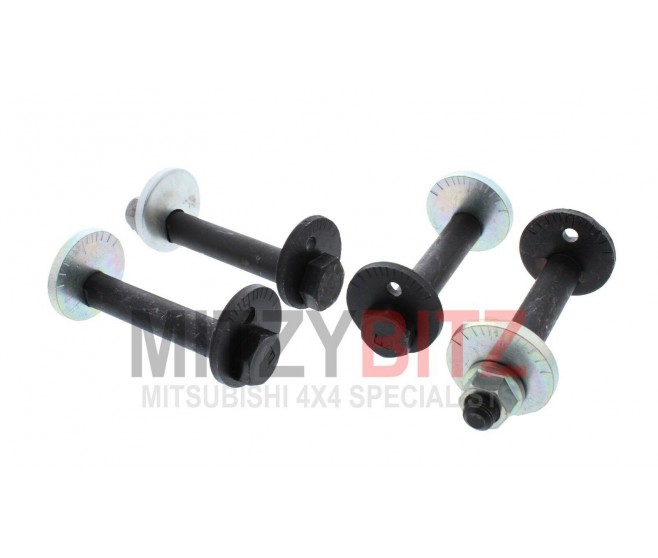 ALL 4 FRONT LOWER WISHBONE CAMBER BOLTS FOR A MITSUBISHI PAJERO - V75W