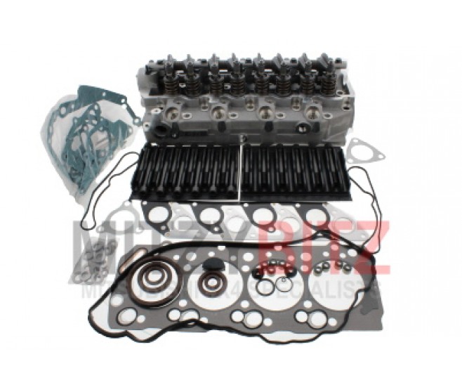 CYLINDER HEAD WITH GASKET SET AND BOLTS FOR A MITSUBISHI K60,70# - CYLINDER HEAD WITH GASKET SET AND BOLTS