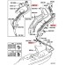 FILLER NECK & BREATHER PIPES FOR A MITSUBISHI V80,90# - FILLER NECK & BREATHER PIPES