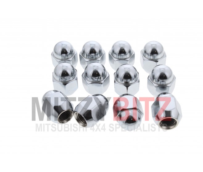 BEVELLED STEEL WHEEL NUTS FOR A MITSUBISHI N10,20# - WHEEL,TIRE & COVER