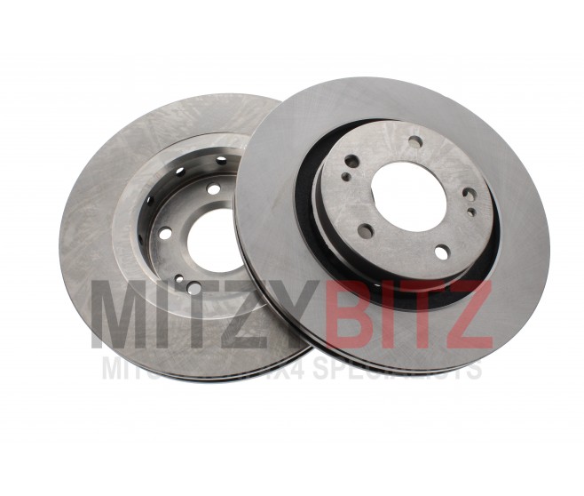FRONT BRAKE DISCS 295MM FOR A MITSUBISHI GF0# - FRONT AXLE HUB & DRUM