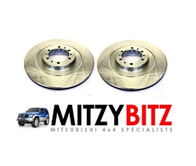 FRONT BRAKE DISCS 276MM FOR A MITSUBISHI JAPAN - FRONT AXLE