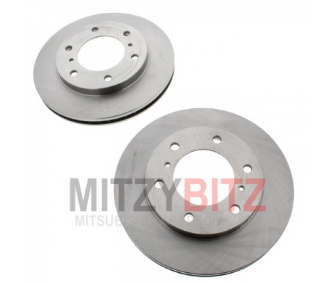FRONT BRAKE DISCS 290MM VENTED FOR A MITSUBISHI PAJERO - V78W