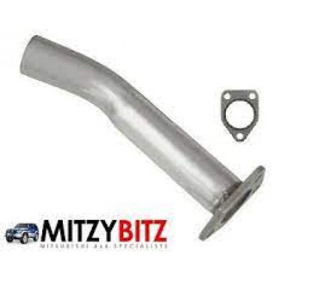 EXHAUST TAIL PIPE + GASKET FOR A MITSUBISHI V20-50# - EXHAUST TAIL PIPE + GASKET