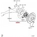 REAR WHEEL BEARING HUB FOR A MITSUBISHI GA3W - 1800 - GLS(4WD/EURO2),S-CVT H.K / 2010-05-01 -> - REAR WHEEL BEARING HUB