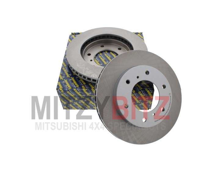FRONT BRAKE DISCS 290MM FOR A MITSUBISHI V60,70# - FRONT AXLE HUB & DRUM