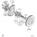 FRONT BRAKE DISC 332MM VENTED FOR A MITSUBISHI GENERAL (EXPORT) - FRONT AXLE