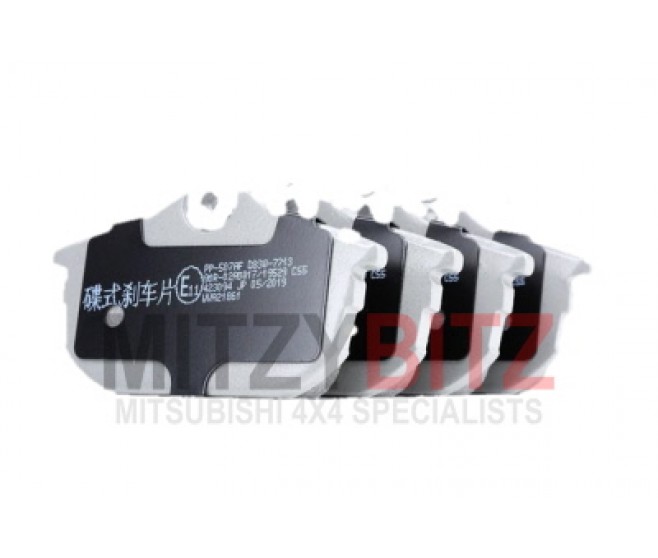 REAR BRAKE PAD SET FOR A MITSUBISHI N10,20# - REAR AXLE HUB & DRUM