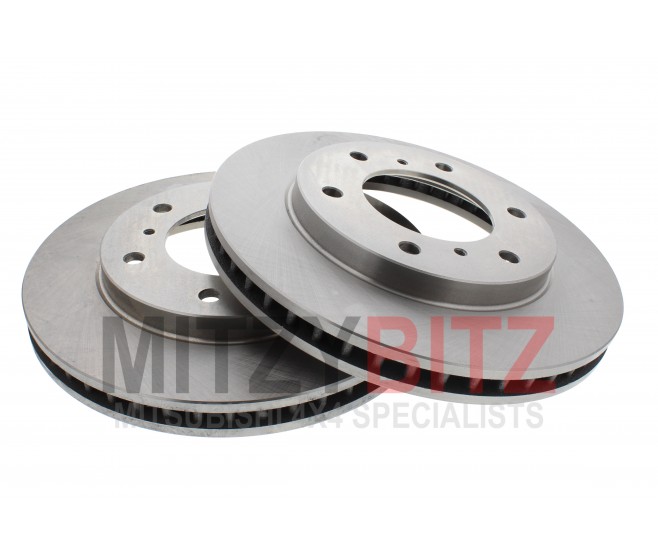 FRONT BRAKE DISC'S FOR A MITSUBISHI KR0/KS0 - FRONT AXLE HUB & DRUM