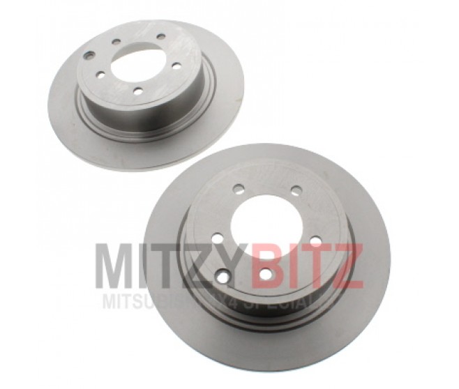 REAR BRAKE DISCS 302MM SOLID FOR A MITSUBISHI REAR AXLE - 
