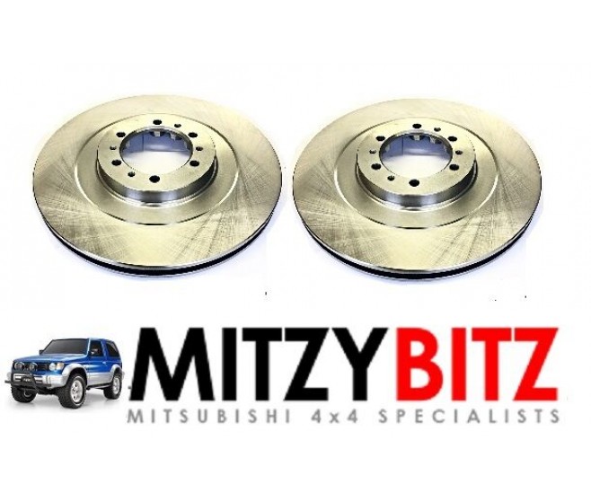 FRONT BRAKE DISCS 276MM VENTED FOR A MITSUBISHI PAJERO - V43W