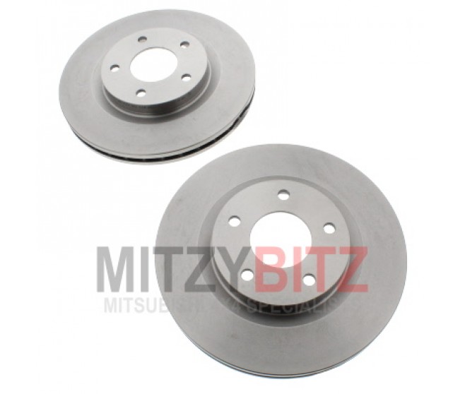 FRONT BRAKE DISCS (294MM VENTED) FOR A MITSUBISHI GA0# - FRONT AXLE HUB & DRUM